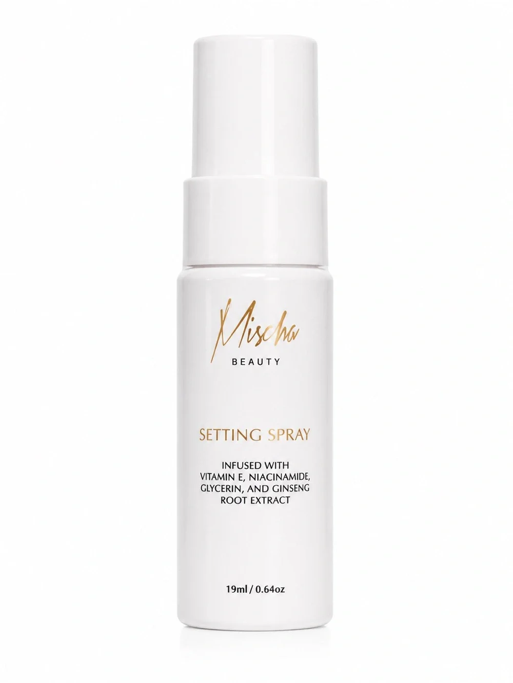 Mischo Beauty Setting Spray 19mL Travel Size Vitamin E Niacinamide New